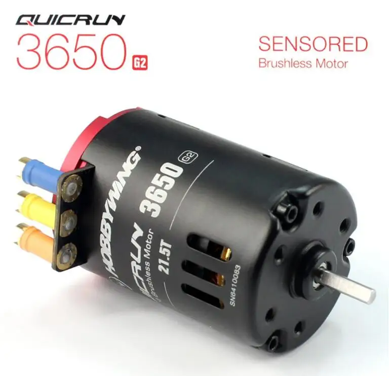 Гоночный бесщеточный двигатель Hobbywing quirun G2 3650 сенсорный 6 5 T/10 T/13 T/17 T/21 T для