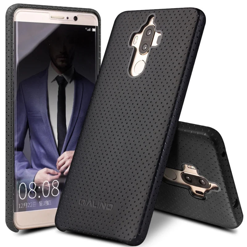 QIALINO Роскошный чехол для Huawei Ascend Mate 9 Модный из натуральной кожи телефона Mate9 Pro 5 9/5