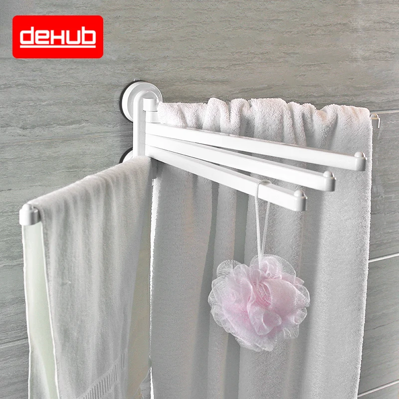 Присоске Полотенце Держатель Вращающийся Вешалка Для Полотенец Ванная Комната
