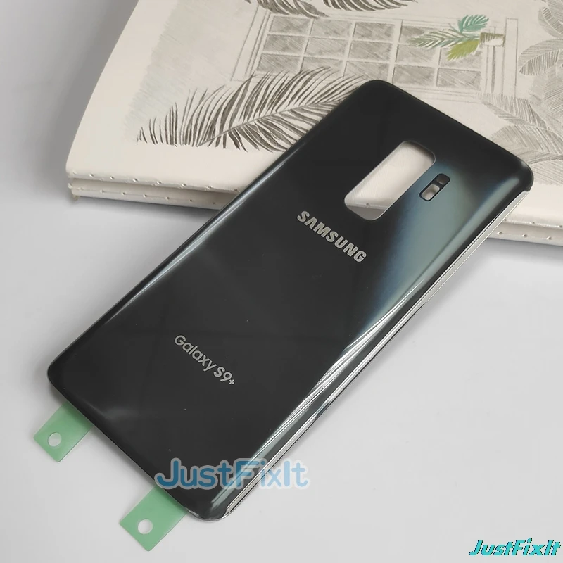 Для SAMSUNG Galaxy S9+ S9 Plus G965 G965F задняя крышка батарейного отсека задняя стеклянная крышка Корпус чехол Замена батарейного отсека