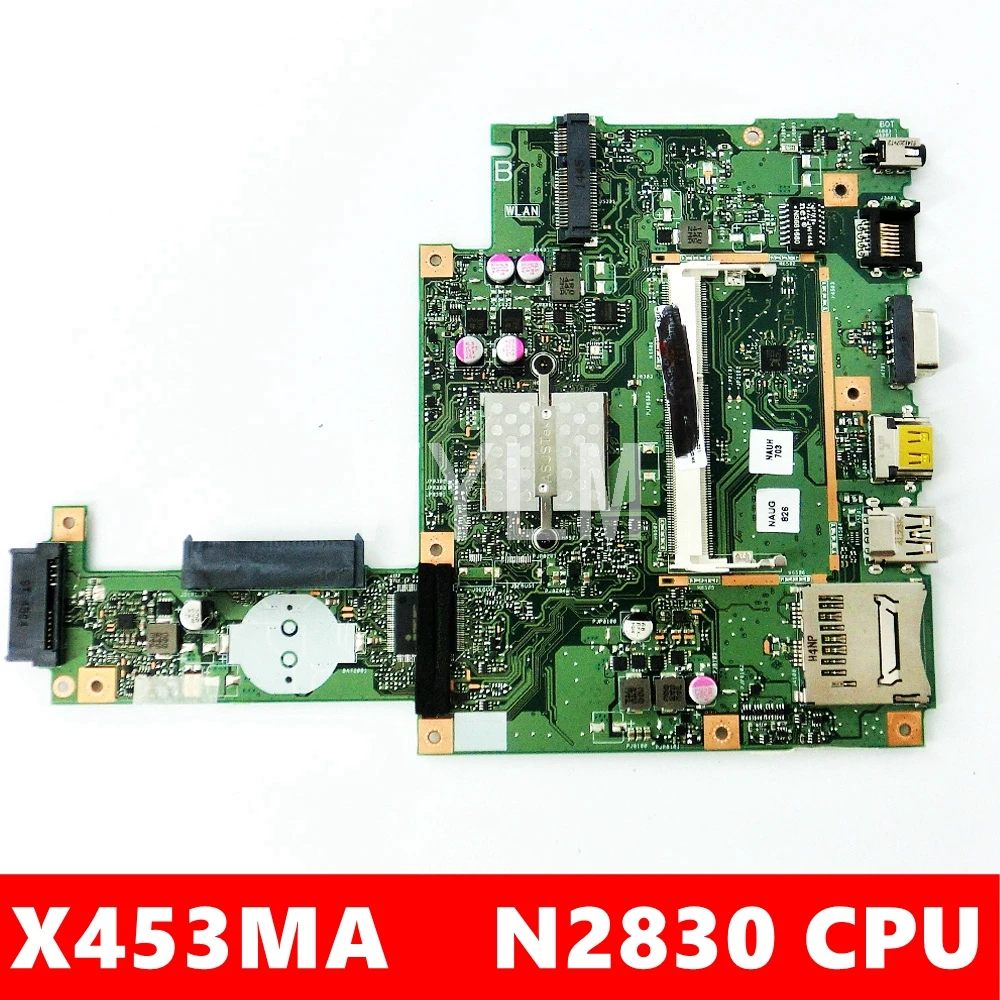

X453MA With N2830 CPU Mainboard REV2.0 For ASUS X453MA X453M X453 X403M F453M Laptop Motherboard DDR3 100%Tested Working Well