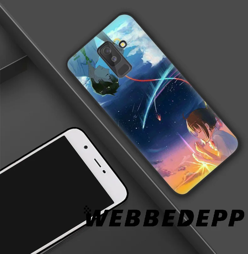 WEBBEDEPP Your Name Soft TPU Silicone Case for Samsung Galaxy S10 S10e S9 S8 Plus S7 S6 Edge &amp J6 |