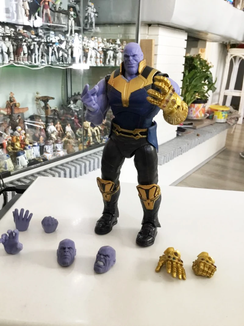Figuarts Мстители Бесконечная война танос Доктор Стрэндж Железный человек паук звезда нагрузка пантера Капитан Америка фигурка