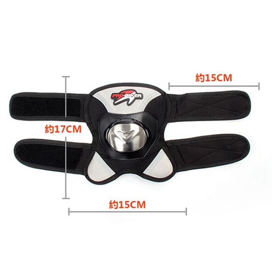 Бесплатная доставка 1 комплект/4 шт. мотоциклетные наколенники из нержавеющей