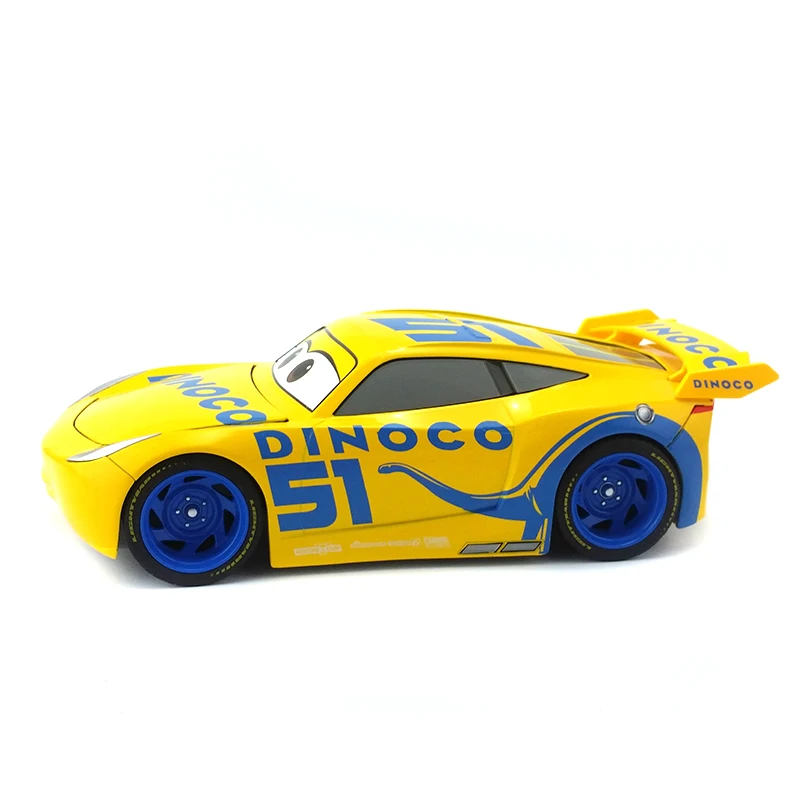 Disney Pixar Cars 3 Big Dinoco Cruz Ramirez металлическая литая под давлением игрушечная машина 1:24