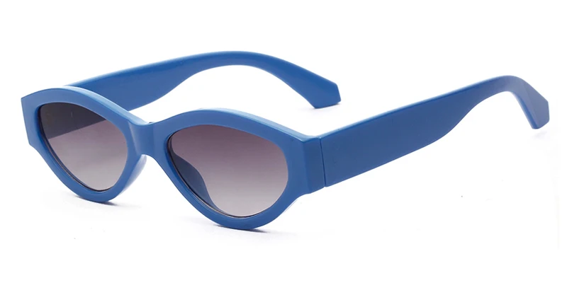 blue Peekaboo, черные, белые солнцезащитные очки, женские, полигон, уф400, Ретро стиль, солнцезащитные очки для мужчин,, женская мода, элементы, леопард, Прямая поставка - Цвет линз: blue
