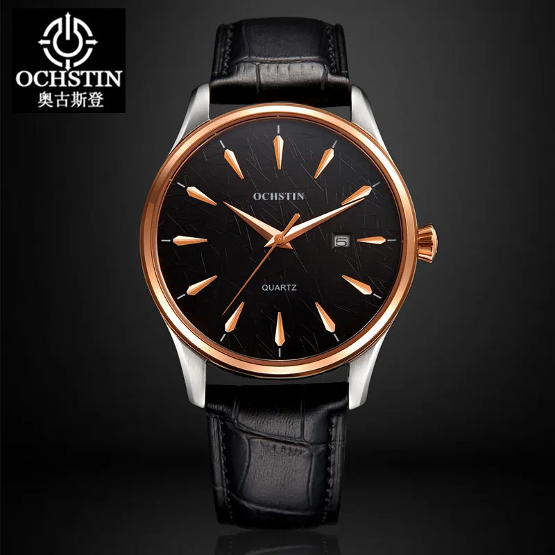 2016 Real Ochstin Luxury Brand Watches Men Women Casual Sports Male Leather Watch Lady Men's Quartz Wrist Relogio Masculino