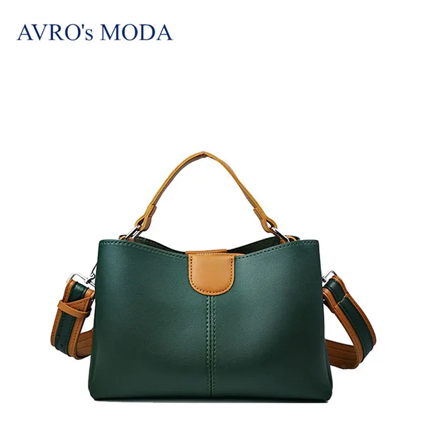 Зеленый AVRO's MODA сумка женская искусственная кожа сумки женские через плечо маленькие сумки дизайнерские маленькая сумка женская - Цвет: Зеленый
