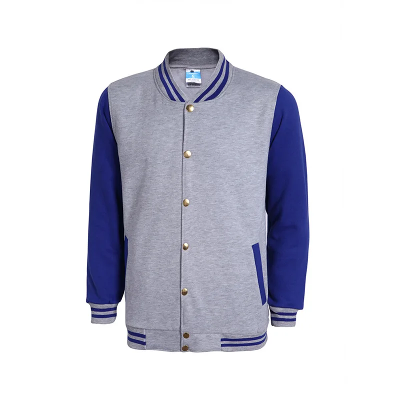 Классическая синяя Студенческая бейсбольная куртка для мужчин Veste Homme 2016 Осенняя