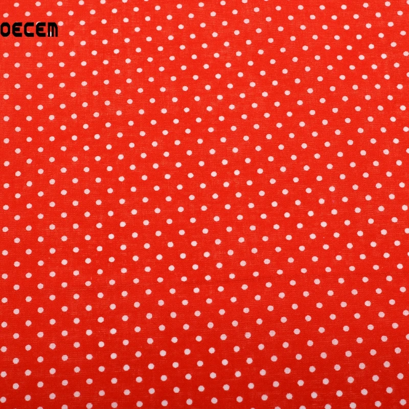 9 шт./лот Радужный цвет тонкая хлопковая ткань в горошек с принтом толстая