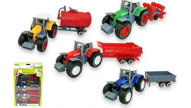 Новая модель автомобиля из сплава в коробке такси фермер автомобиль трактор