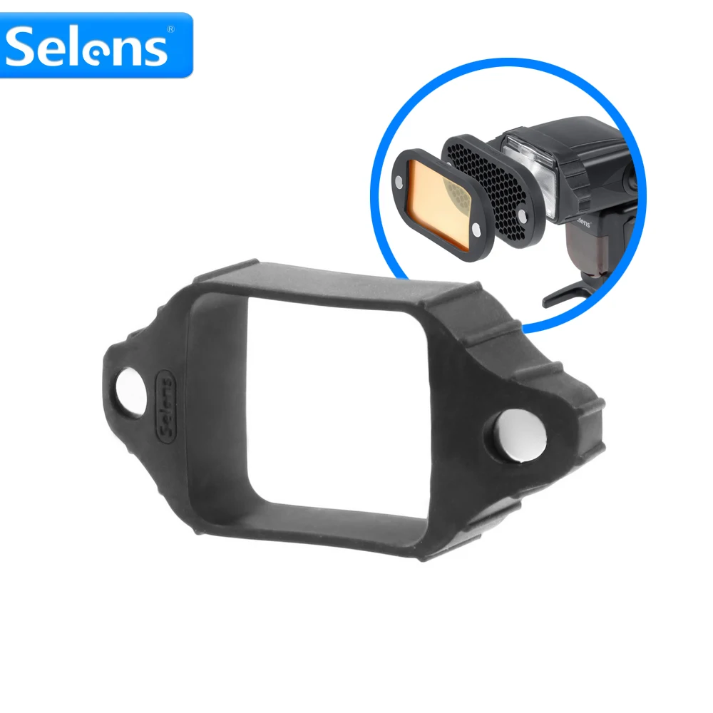 Selens резиновая рукоятка для магнитных аксессуаров Speedlite цветные фильтры Honeycome