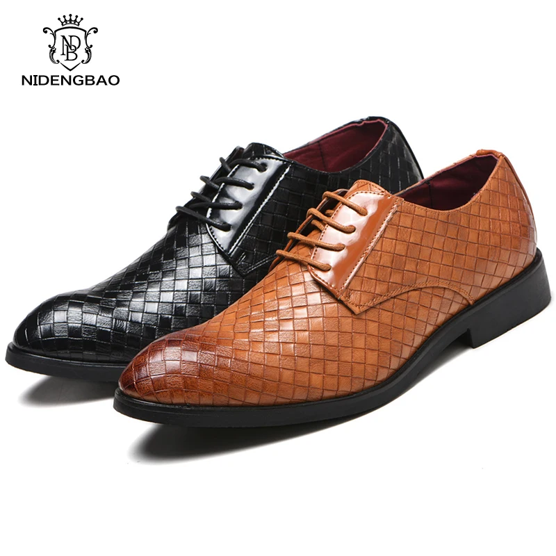 Брендовая мужская обувь в деловом стиле большие размеры 38-48 официальная