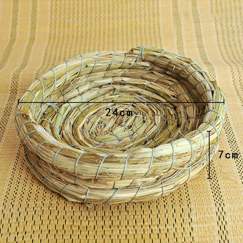 Dove Guinea pig кролик животное дом кровать хомяка Шиншилла рисовое соломенное гнездо