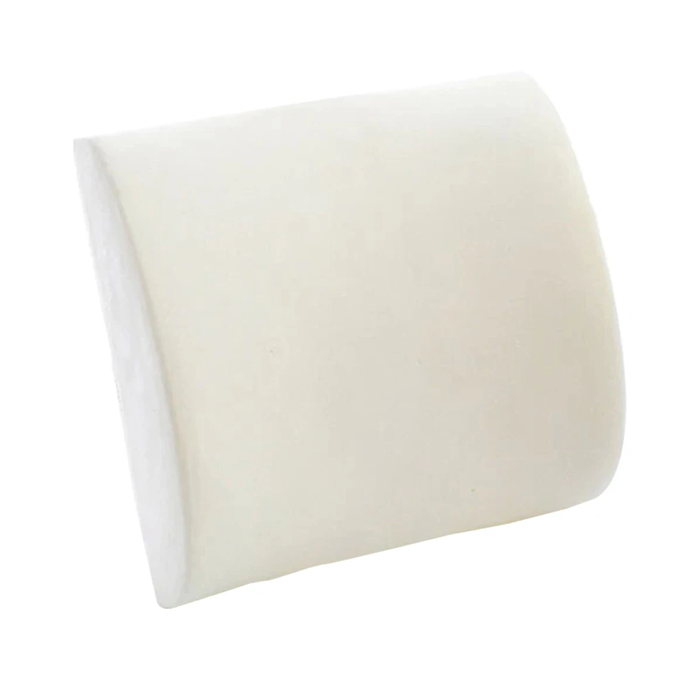 Slow Rise Memory Foam Lumbar Protect Cushion Travel Pillow Car Flight Seat Home Chair Waist Back Support (White) | Автомобили и