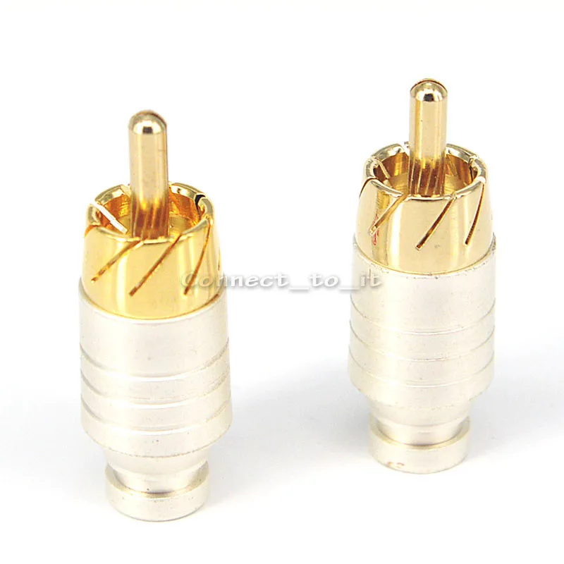 2 шт./лот RCA Штекерный переходник прямой AV-разъем для кабеля | Обустройство дома