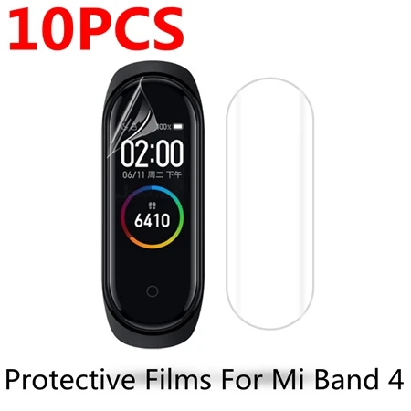 Films For MiBand 4 Yuedaer для Xiaomi mi Band 3 4 фитнес-трекер цветной кожаный mi Band 4 3 ремешок черный золотой чехол Модный браслет напульсники - Цвет: Films For MiBand 4