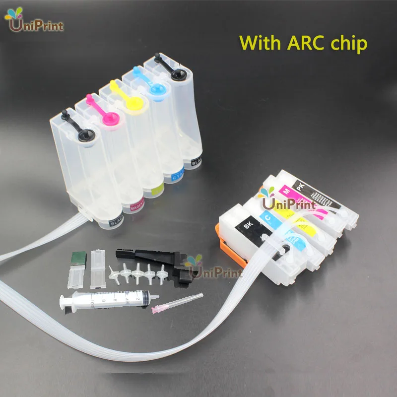 Пустая система чернил CISS CIS для epson XP600 XP605 XP700 XP800 XP510 XP615 XP610 xp820 XP520 XP620 T2621 26/26XL |