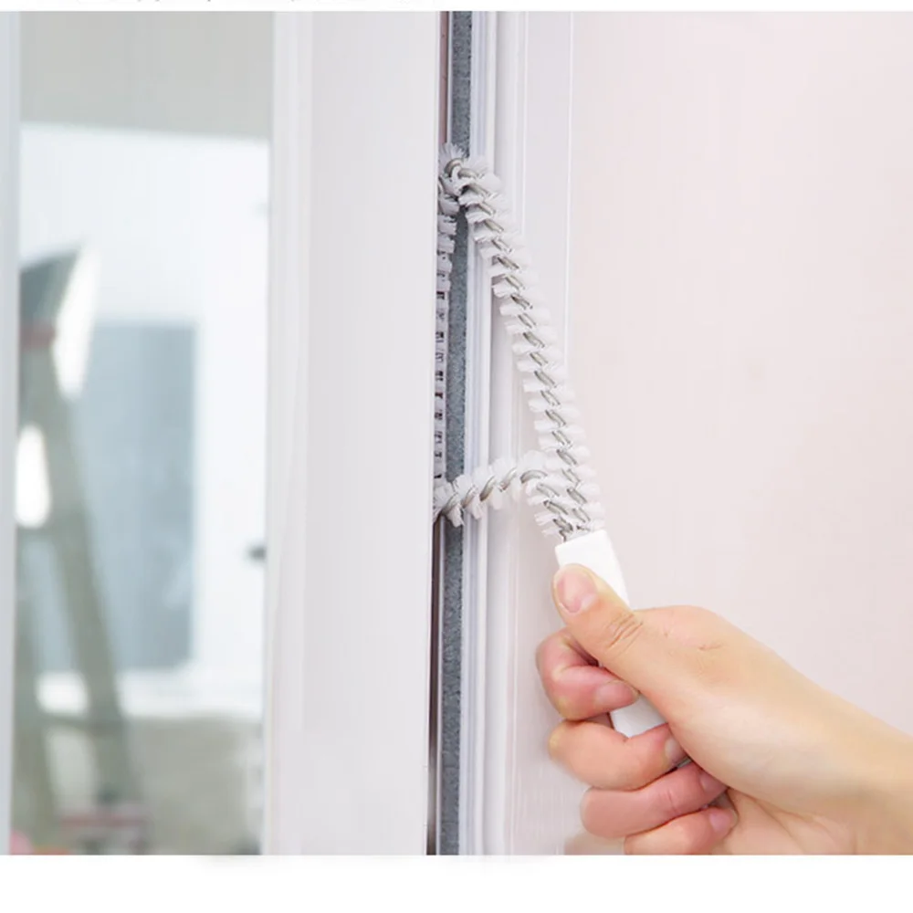 

Multipurpose Kitchen Bathroom Window / Wash Station / Flume / Crevice Cleaning Brush Practical Clean Tool