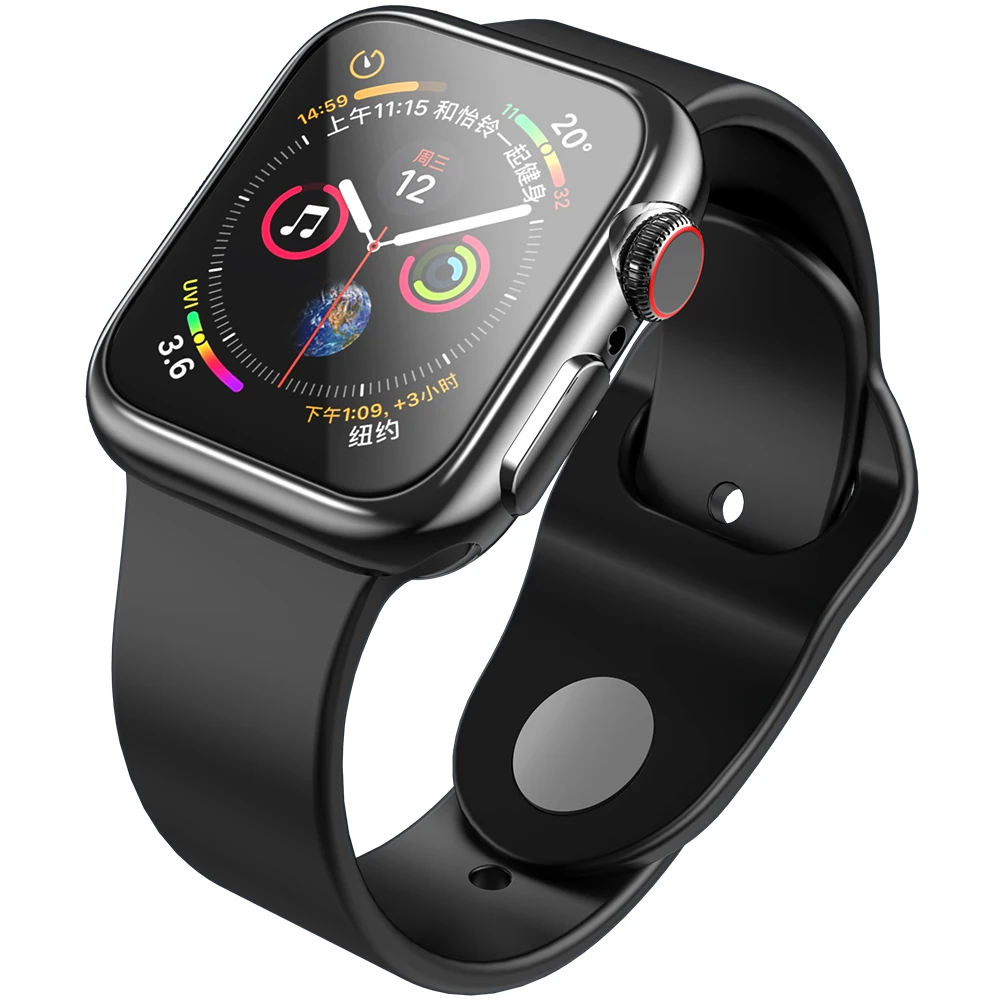 HOCO Ультратонкий защитный красочный чехол для Apple Watch 5 44 мм 40 iWatch серии 4 Мягкий TPU