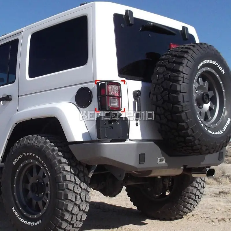 Алюминиевый задний фонарь Защитные чехлы для Jeep Wrangler JK 2007 2015 82210270AB|tail light guards|light