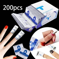 100200pcs degreaser gel nail polish remover wraps nail art gel polish lacquer easy cleanser nail art uv gel remover nails