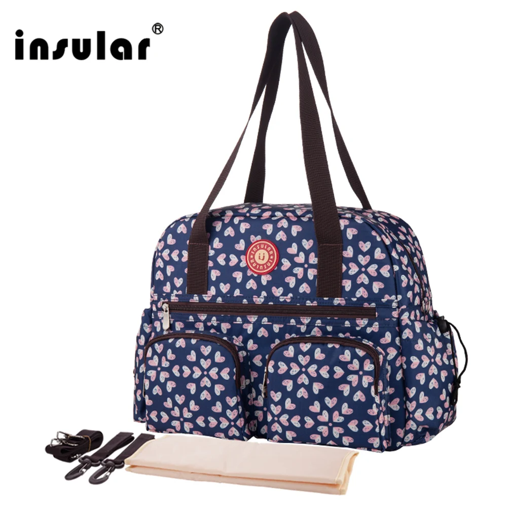 Сумка-тоут для детских подгузников вместительная водонепроницаемая сумка мам