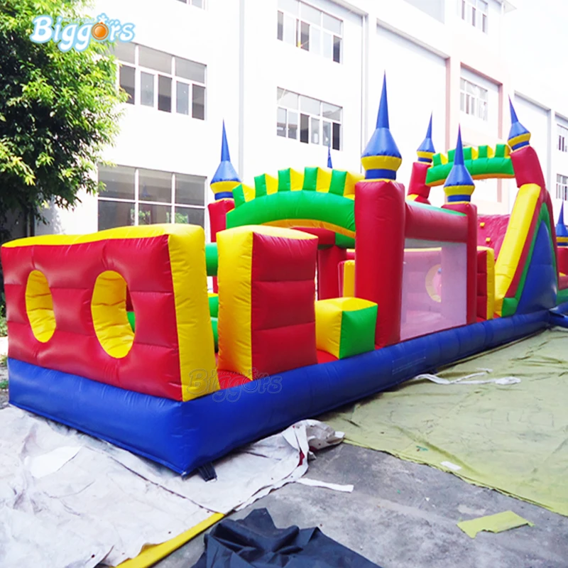 

Factory Price Commercial Grade Bounce And Play Inflatable Obstacle Course Run Race For Sale