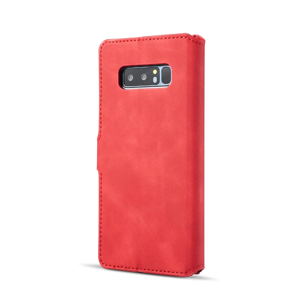 Чехол для Samsung Note 8 из искусственной кожи с откидной крышкой и бумажником Galaxy S9 S8