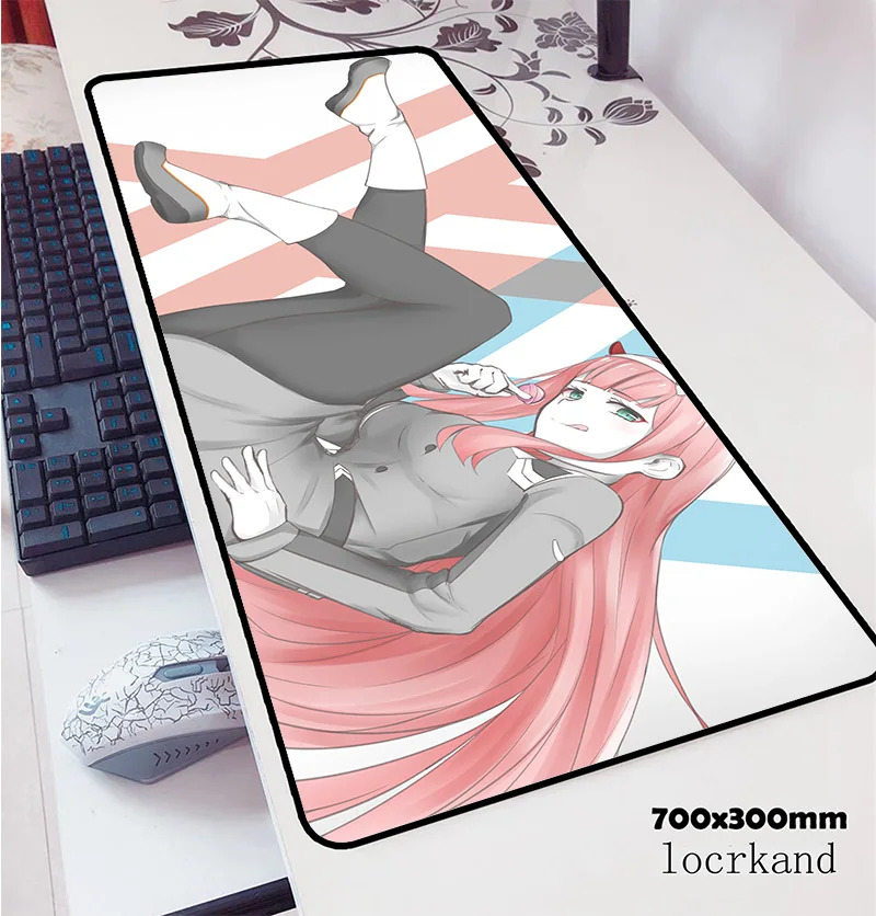 Коврик для мыши darling in the franxx 700x300x3 мм лучший компьютерный коврик геймер геймпад