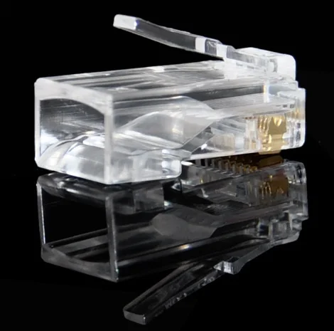 5 шт. RJ45 CAT5E модульный разъем 8P8C сетевой COB Ethernet 8 ядер головки сетевого кабеля с