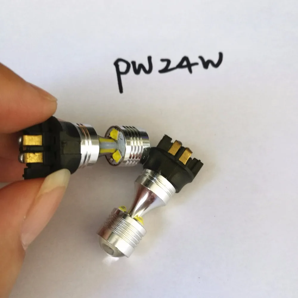2 штуки 30W Canbus PWY24W PW24W светодиодные лампочки нет ошибок для автомобильные фары