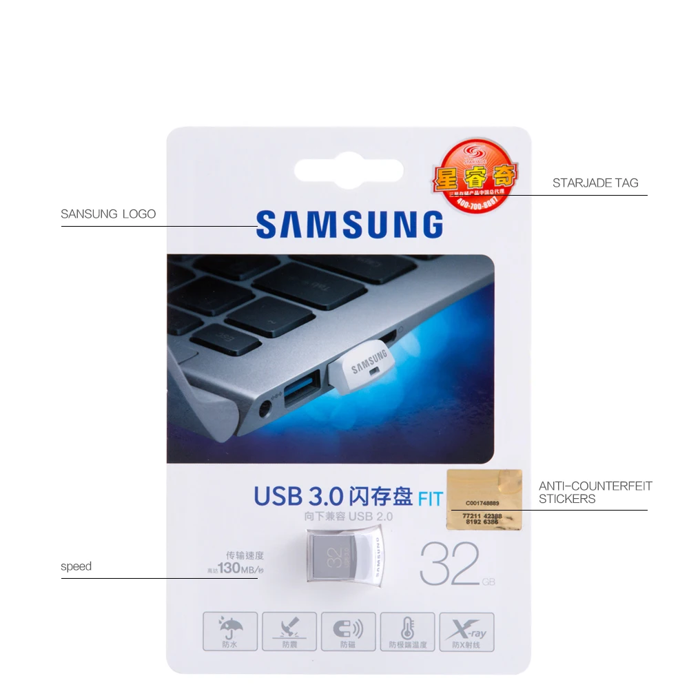 Samsung USB Flash Drive 32 ГБ 64 3.0 диск автомобиля накопитель предустановленной хип хоп