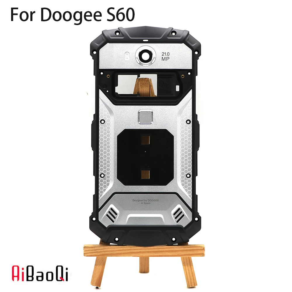 AiBaoQi Дисплей Doogee S60 Батарея чехол Защитный Батарея чехол на заднюю панель для 5,2 дюйма Doogee S60 смарт-чехол для телефона+ 3 М клей