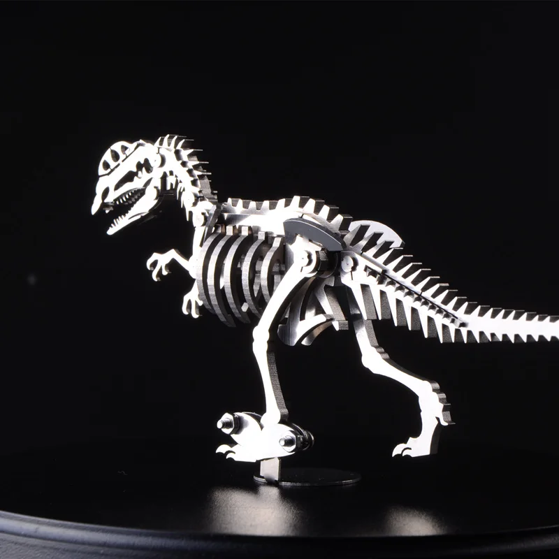 3D металлическая модель, Китайский Зодиак, динозавры, счастливый Бог, зверь, готовая продукция, без сборки, коллекция игрушек, Рабочий стол для взрослых и детей - Цвет: HS0111