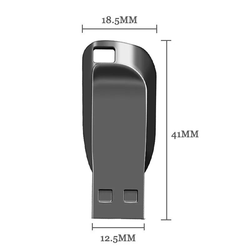 Серебристый/черный металлический флеш диск usb 2 0 4 ГБ 8 16 накопитель 32 Гб 64 128 карта