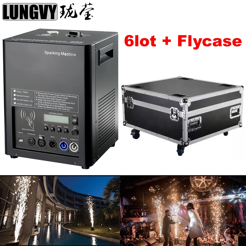 Бесплатная доставка 6 шт./лот с Flycase безопасный фонарь холодным пламенем