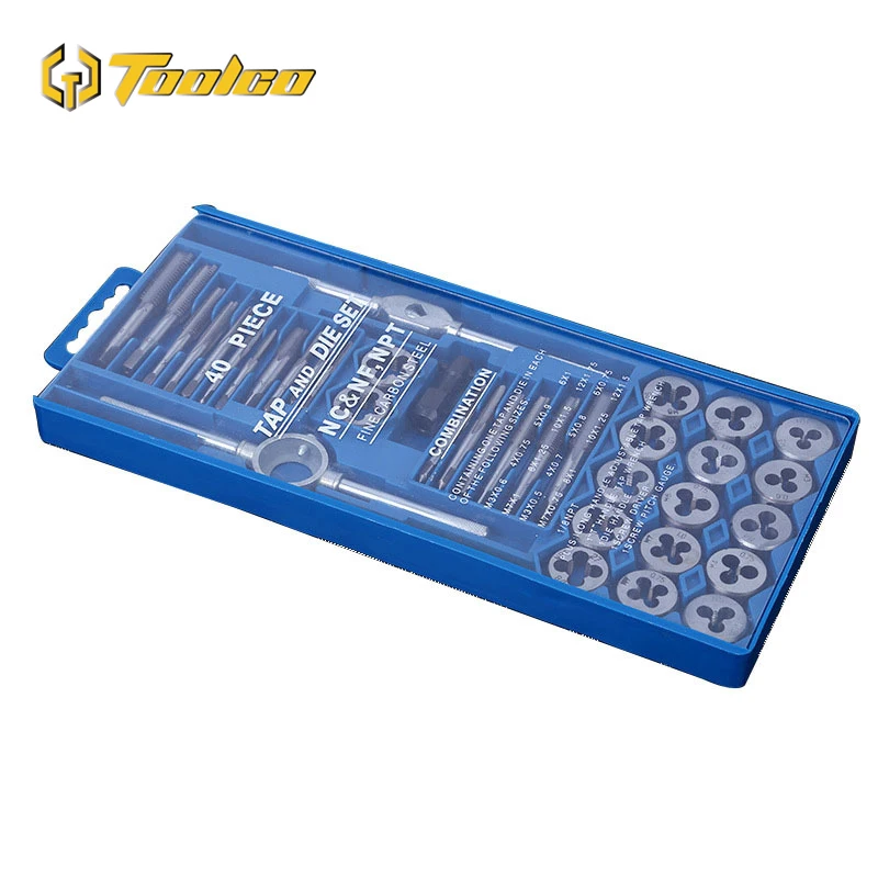 Toolgo 20 шт набор штампов из легированной стали 1/16 '' 1/2'' NC резьбовые вилки