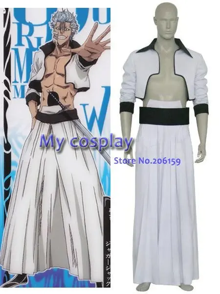 Аниме Bleach Grimmjow мужские костюмы для костюмированной вечеринки на Хэллоуин