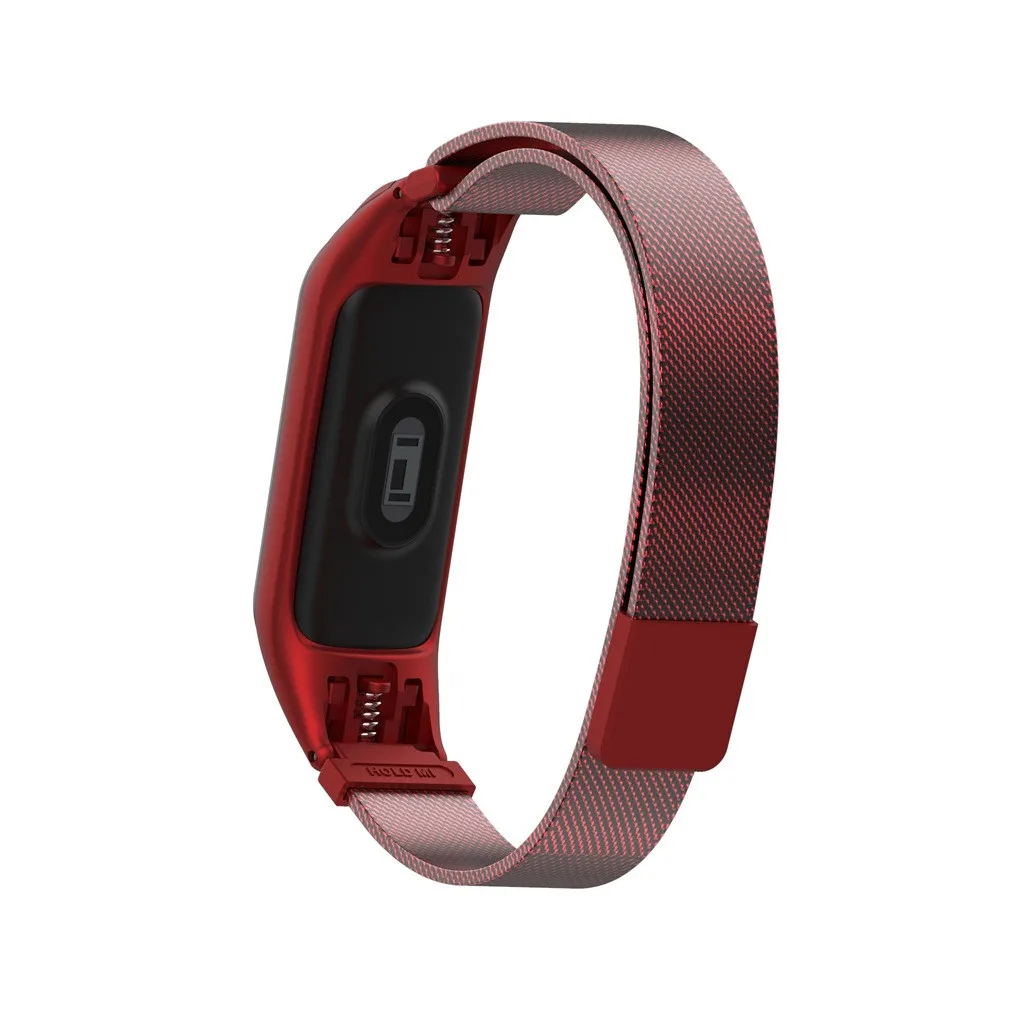 Ремешок mi lanese браслет с магнитной петлей для Xiaomi mi Band 3 Смарт-часы сменные мужские Т-образные спортивные роскошные мужские и женские 19Jun21