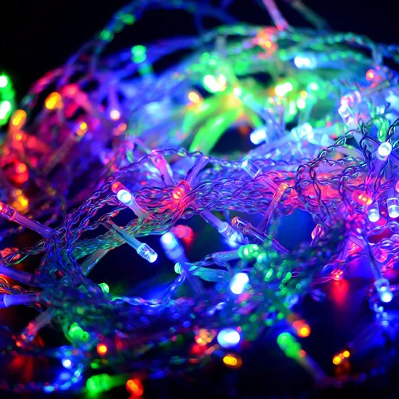 Подключаемая светодиодная гирлянда для занавесок 4 м/5 м Декоративная фея