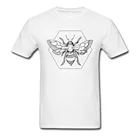 Белая мужская футболка с татуировкой пчелы и чернилами, Топы И Футболки с натуральным рисунком, Забавные футболки, футболки с круглым вырезом, простая футболка
