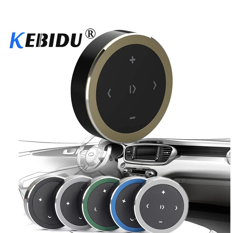 Kebidu Беспроводная Bluetooth медиа Кнопка автомобильный мотоцикл рулевое колесо
