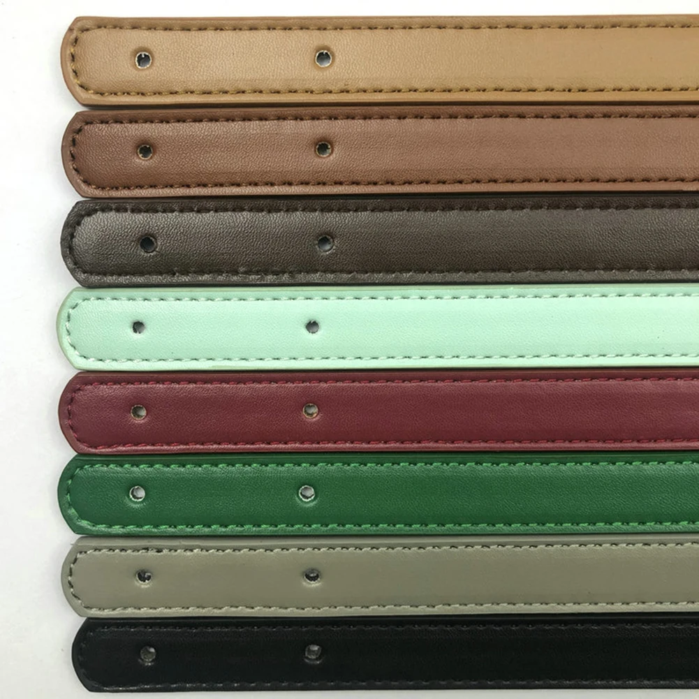 

2Pcs/Set Replacement Handles Lady Shoulder Bag Strap DIY PU Leather Replacement Handbag Bag Belt Detachable Bag Accessories