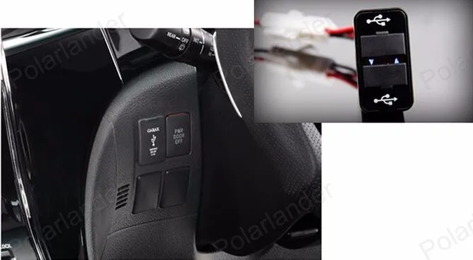 ABS приборная панель 5 в 2 1 а с двумя USB-портами | Автомобили и мотоциклы