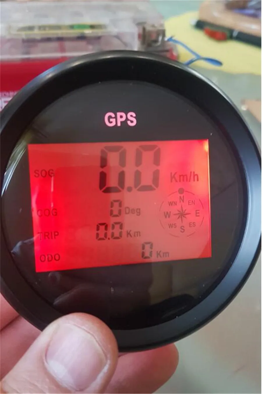 85 мм Цифровой gps Спидометр индикатор скорости Калибр Автомобиль Грузовик Лодка инструмент метр с красной подсветкой