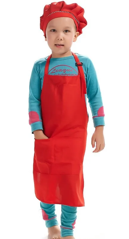 Горячая Распродажа детский простой фартук для кухни приготовления пищи выпечки