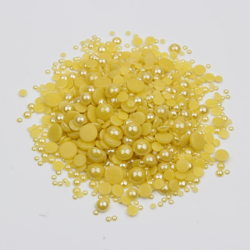 Керамические Стразы в виде цитрина 2 6 мм полукруглые жемчужины 1000 шт./лот для