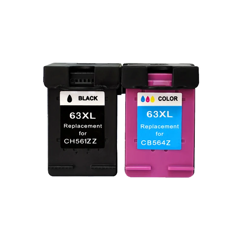 Совместимые чернильные картриджи XiongCai для HP 63 XL Deskjet 1110 1111 1112 2130 2131 2132 3630 4250