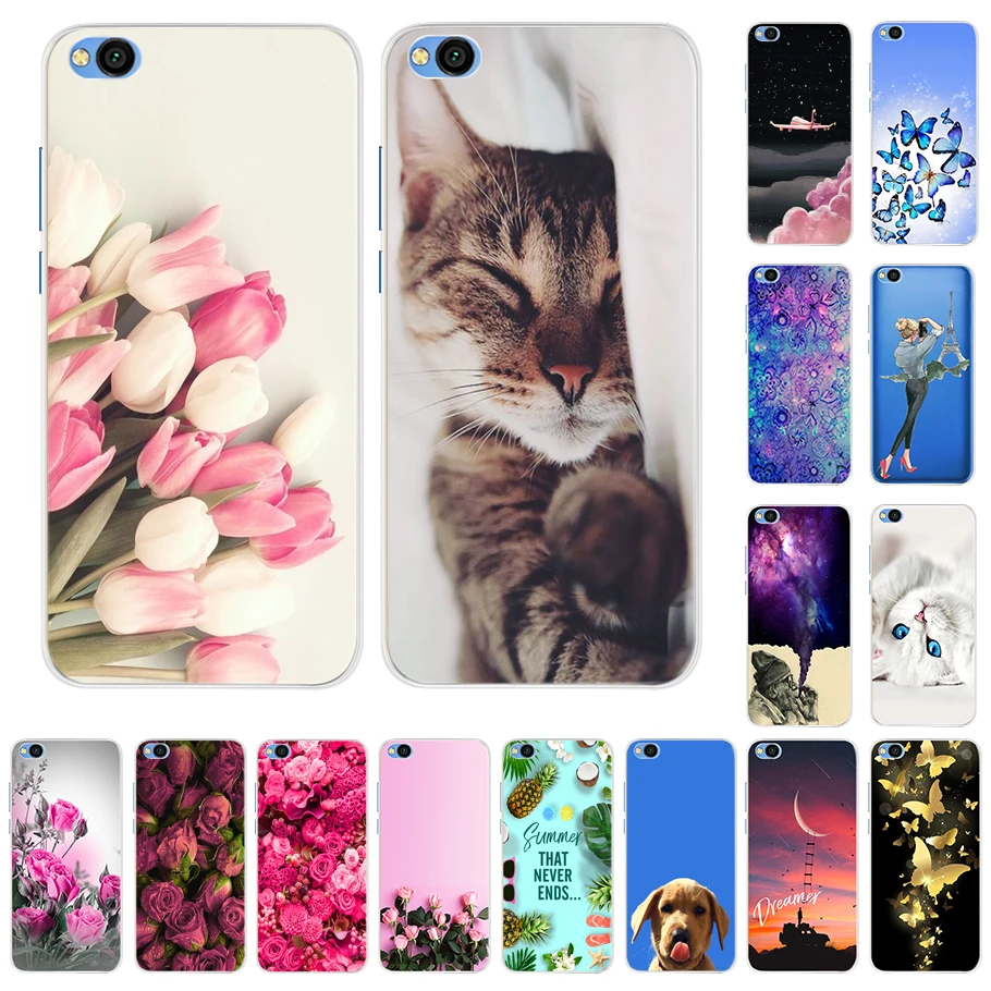 Soft Cat Case Cover For Xiaomi Redmi GO Global Version Bumper Back Coque Phone Silicone 5.0" |